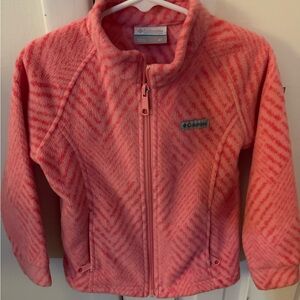 Columbia Girls Pink Fleece Jacket